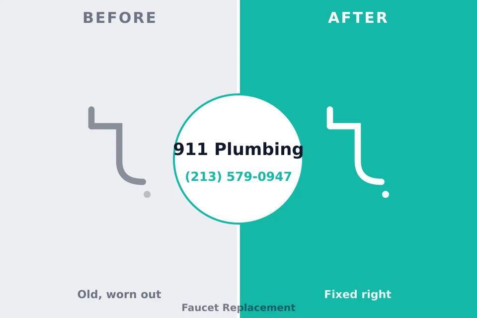Before and after: plumbing repair Zephyrhills West, FL